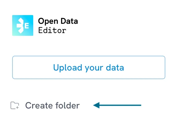 Create folder button